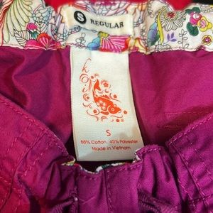 Koi Lindsay 701 magenta small regular scrub pant